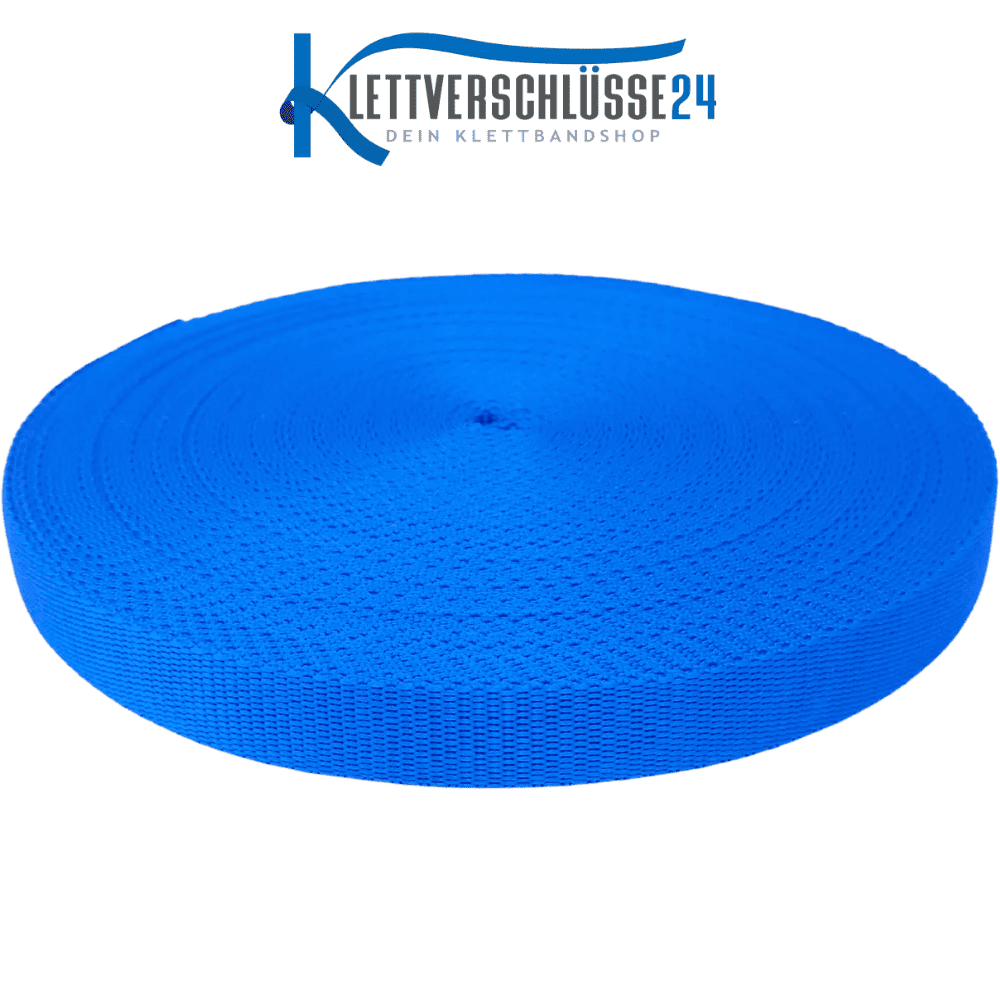 Gurtband Polypropylen kobaltblau