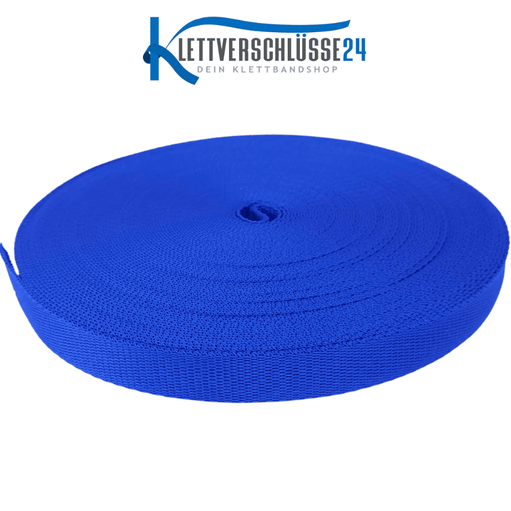 Gurtband Polypropylen royalblau