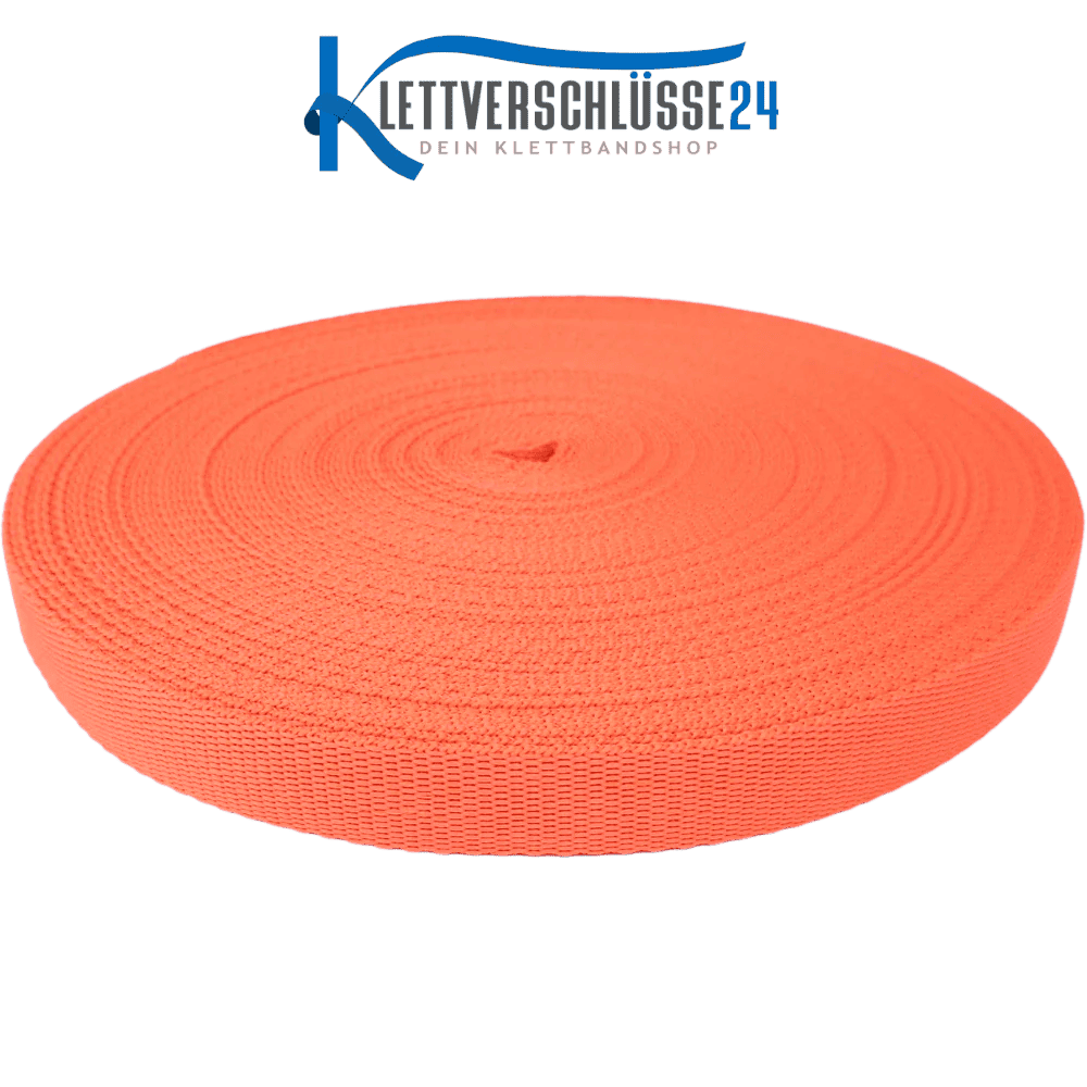 Gurtband Polypropylen orange