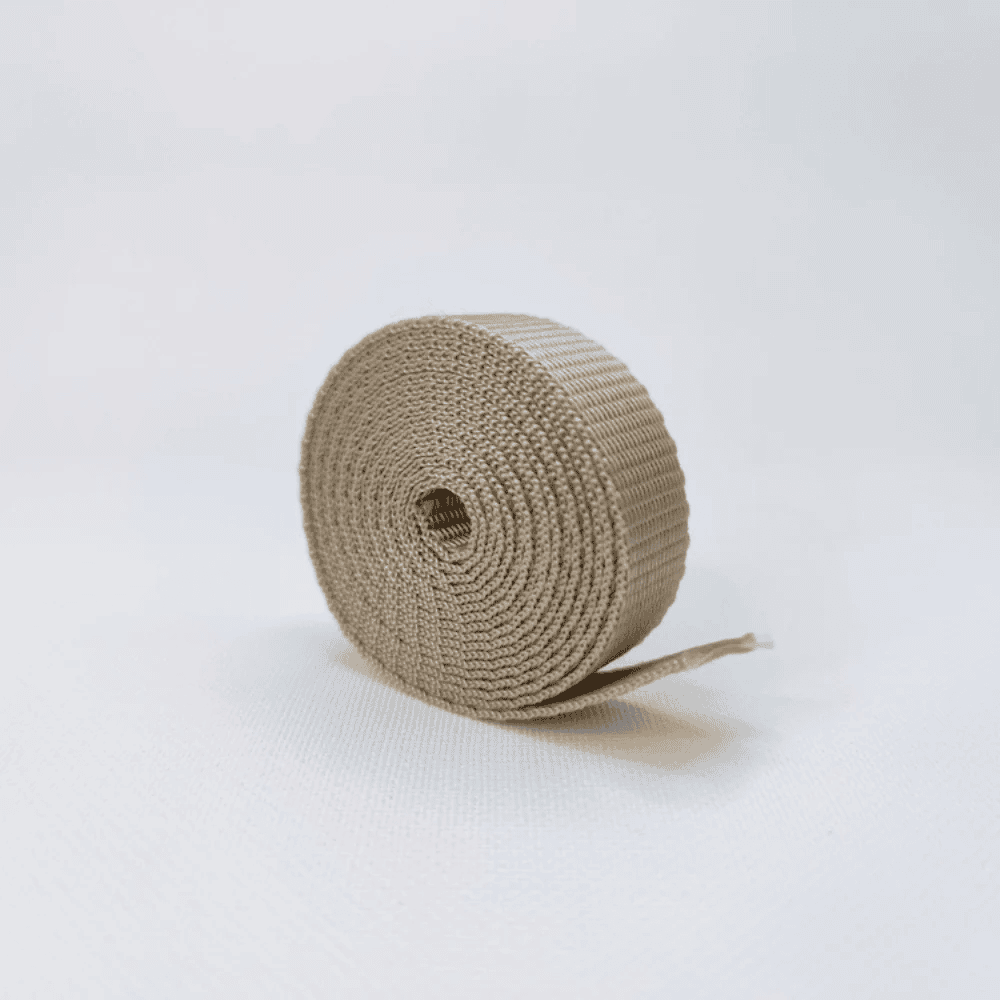 Gurtband Polypropylen beige
