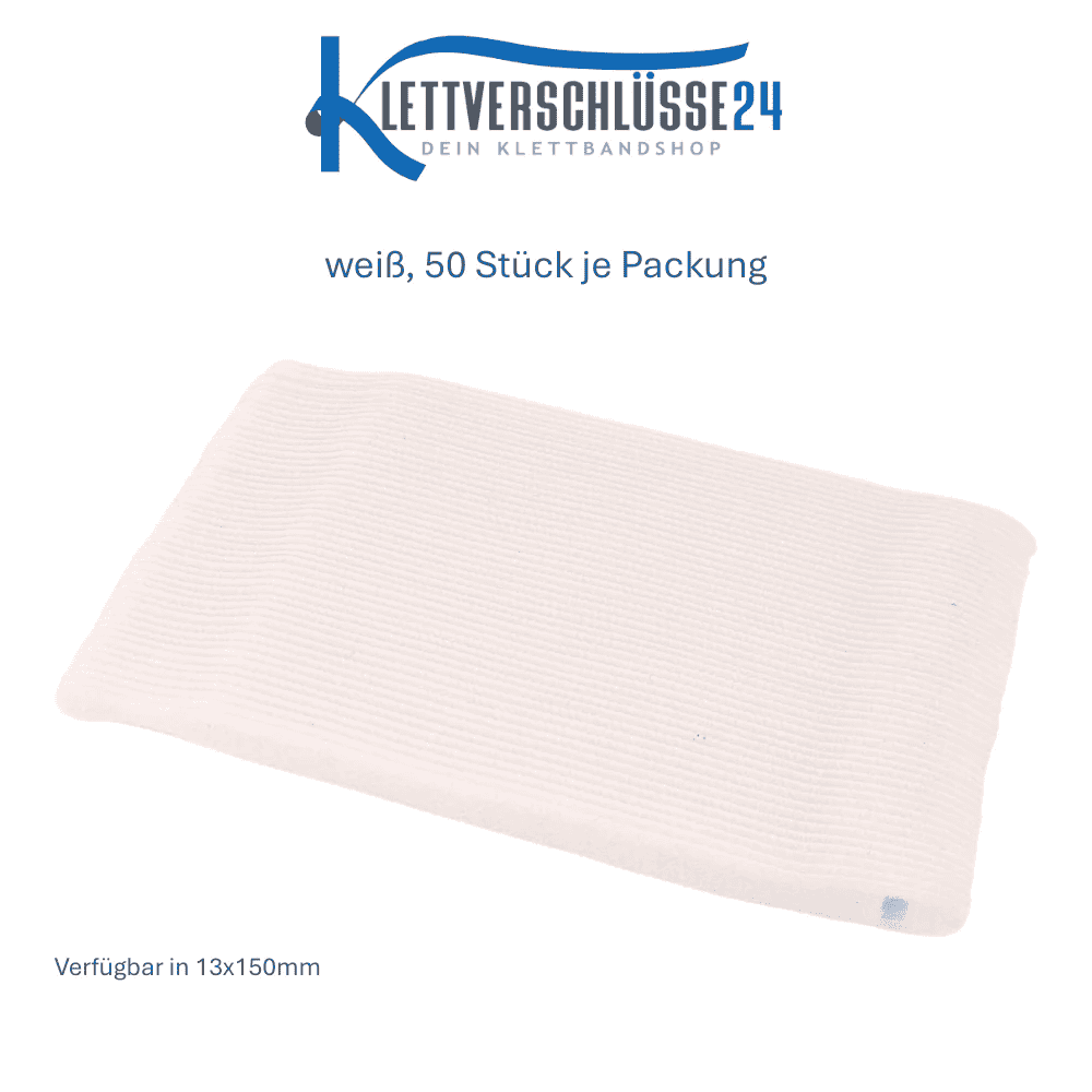 Klett-Kabelbinder 13x150mm Kunststoff Hakenband-Velours