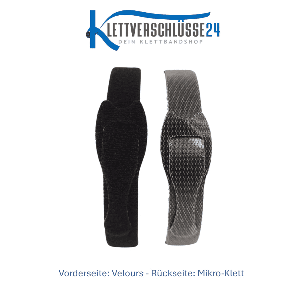 Klett-Kabelbinder 13x150mm Kunststoff Hakenband-Velours