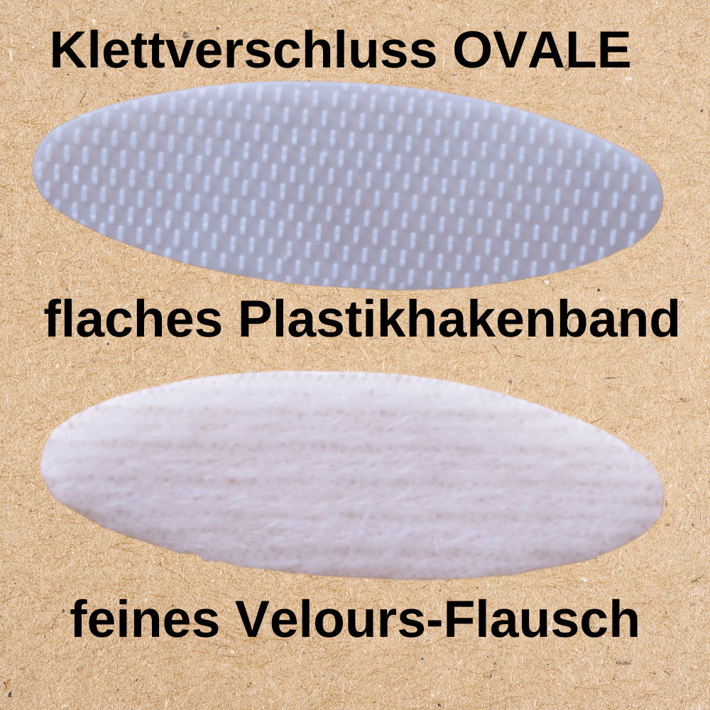 Klettverschluss Ovale