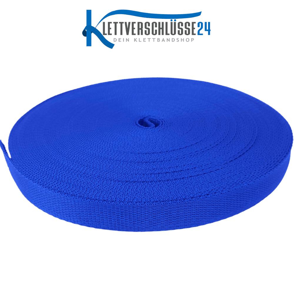 Gurtband Polypropylen royalblau
