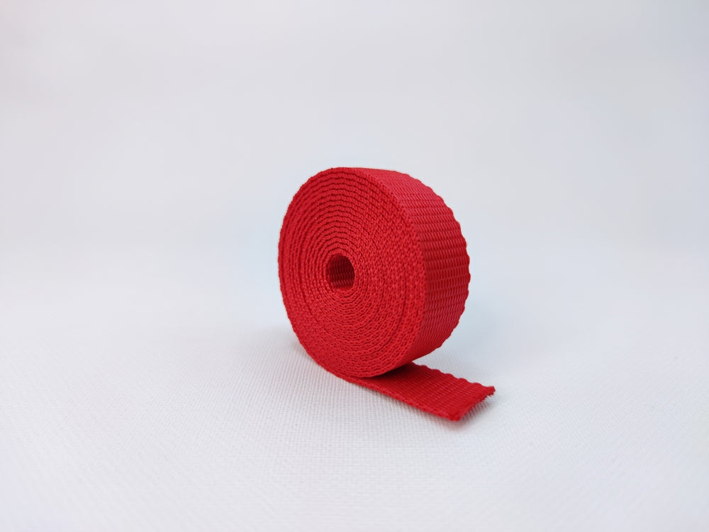 Gurtband Polypropylen rot
